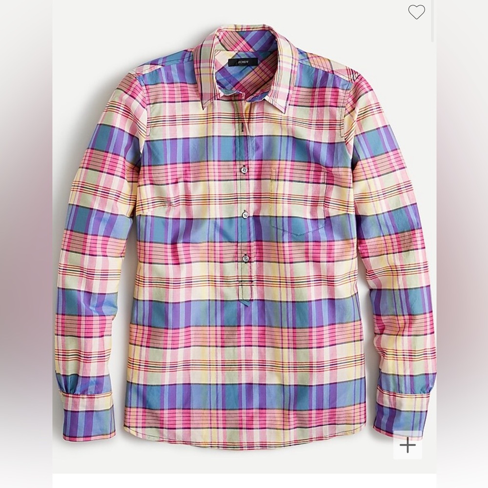 JCrew Classic popover shirt